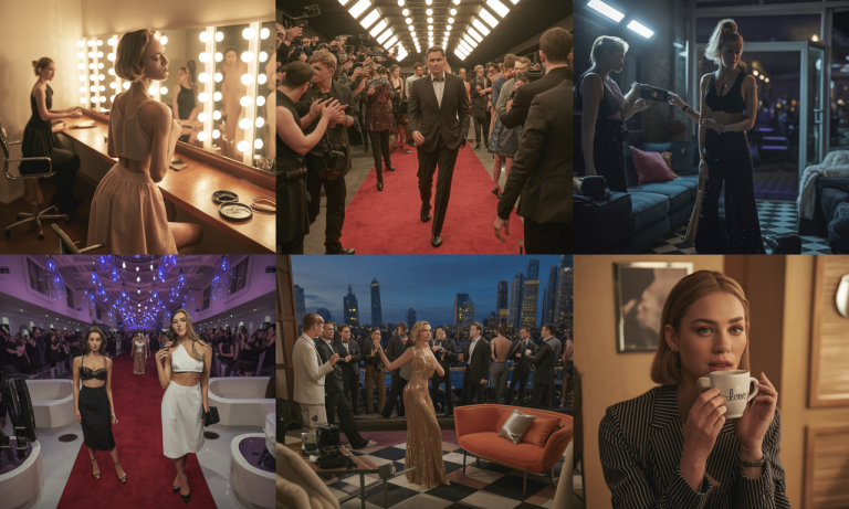 Behind the scenes: a day in the life of a celebrity