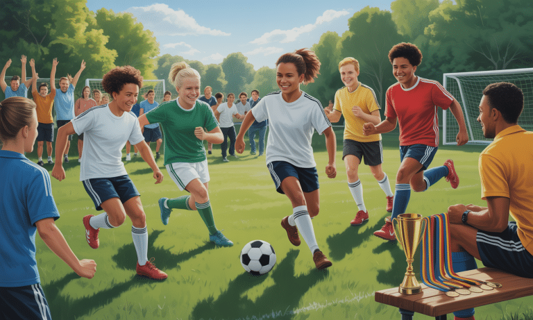 The benefits of team sports for personal development